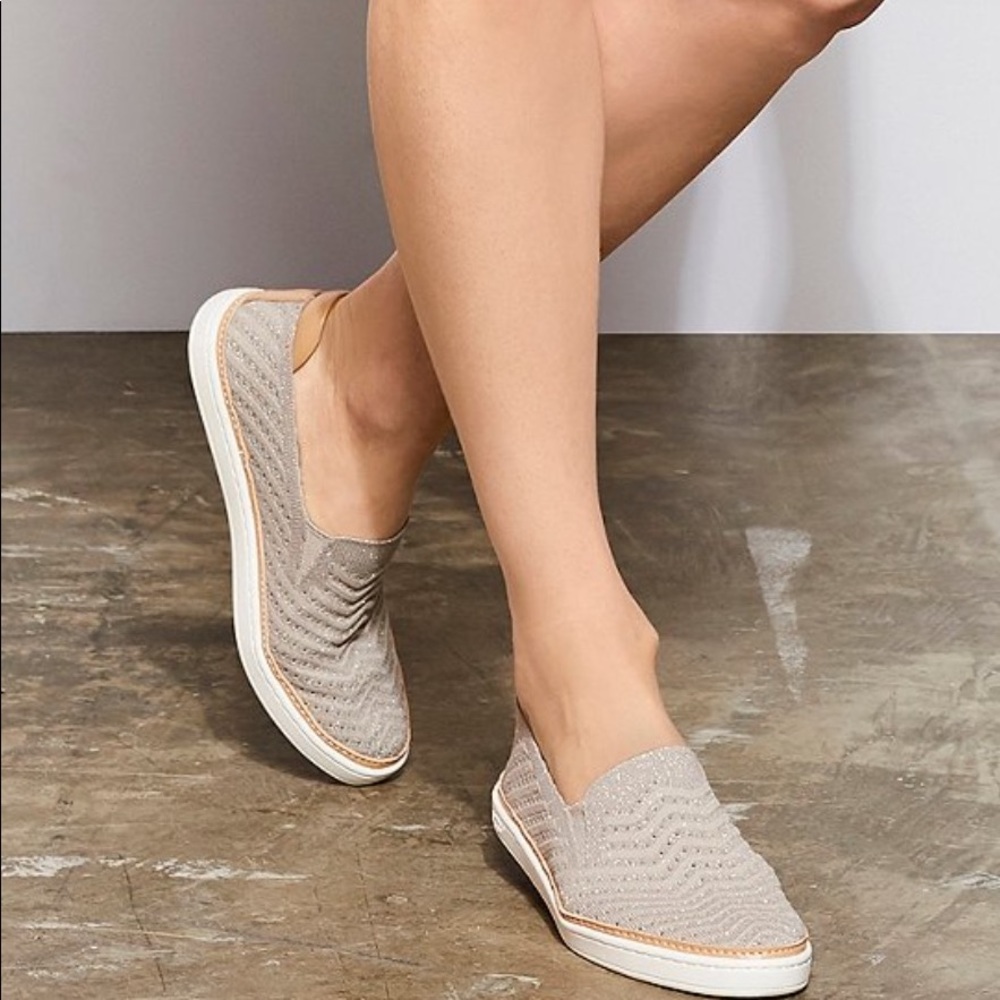 UGG Sammy Chevron Metallic Sneakers